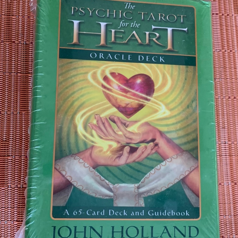 The Psychic Tarot for the Heart oracle deck by John Holland, unopened